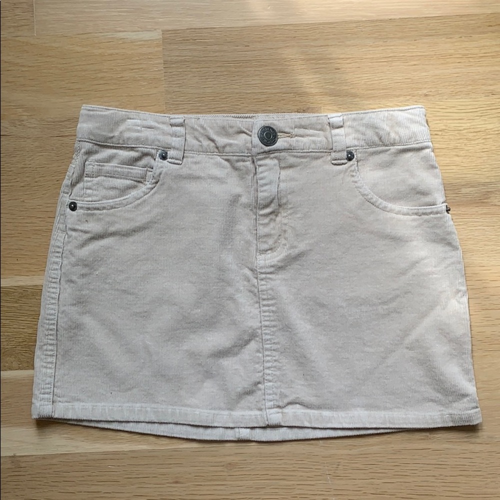 suede tan skirt kids